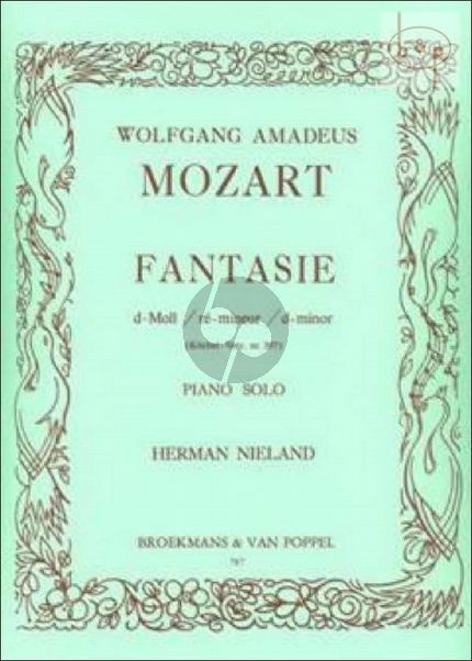Fantasy d-minor KV 397 for Piano Solo - Mozart
