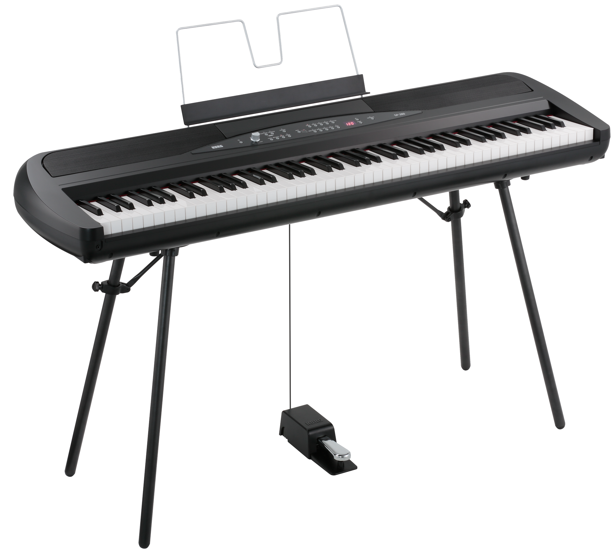 電子ピアノ　KORG SP-280 Korg SP-280 kopen | Digitale piano met vleugelklank en NH-klavier