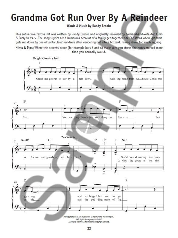 Really Easy Piano Christmas Hits