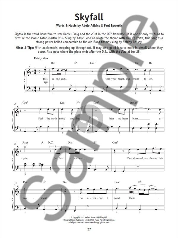 Really Easy Piano - Adele