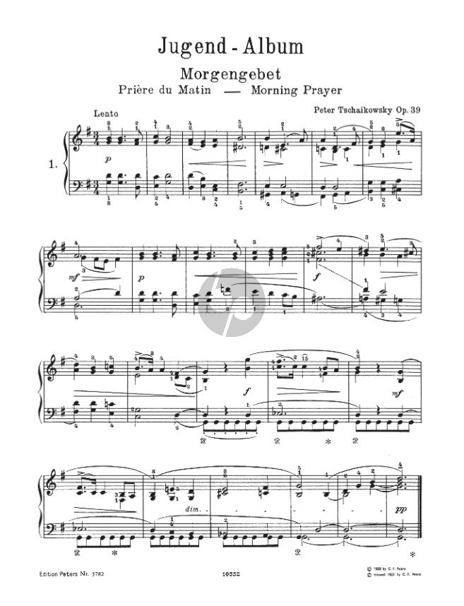 Jugendalbum - Tchaikovsky