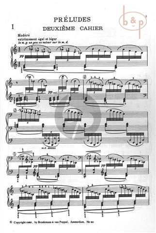 Preludes Vol.2 for Piano - Claude Debussy