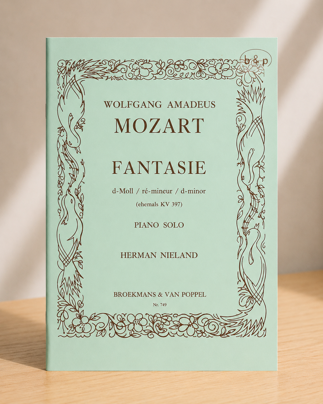 Fantasy d-minor KV 397 for Piano Solo - Mozart