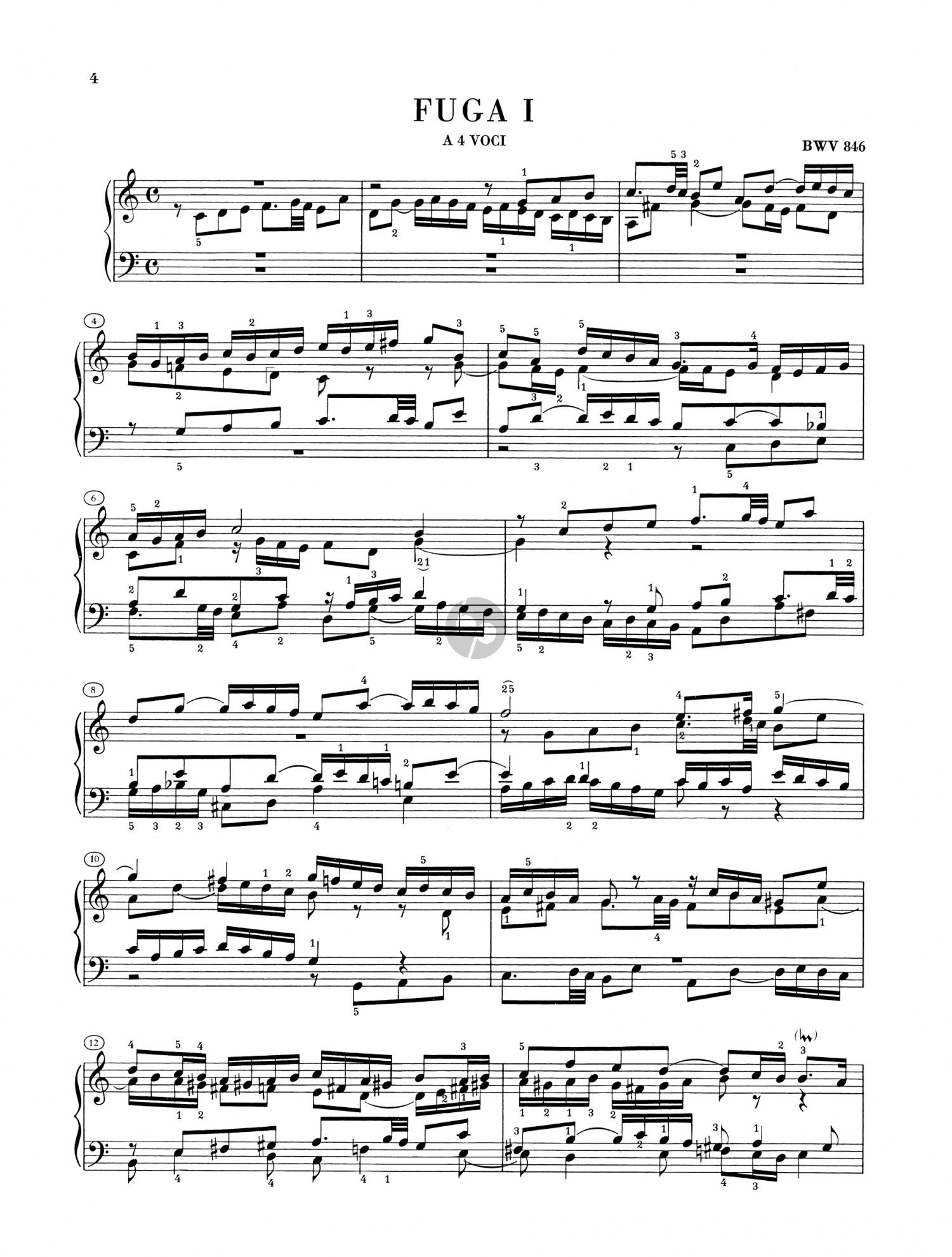 Das Wohltemperierte Klavier Vol.1