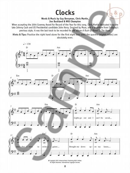 Really Easy Piano - Coldplay