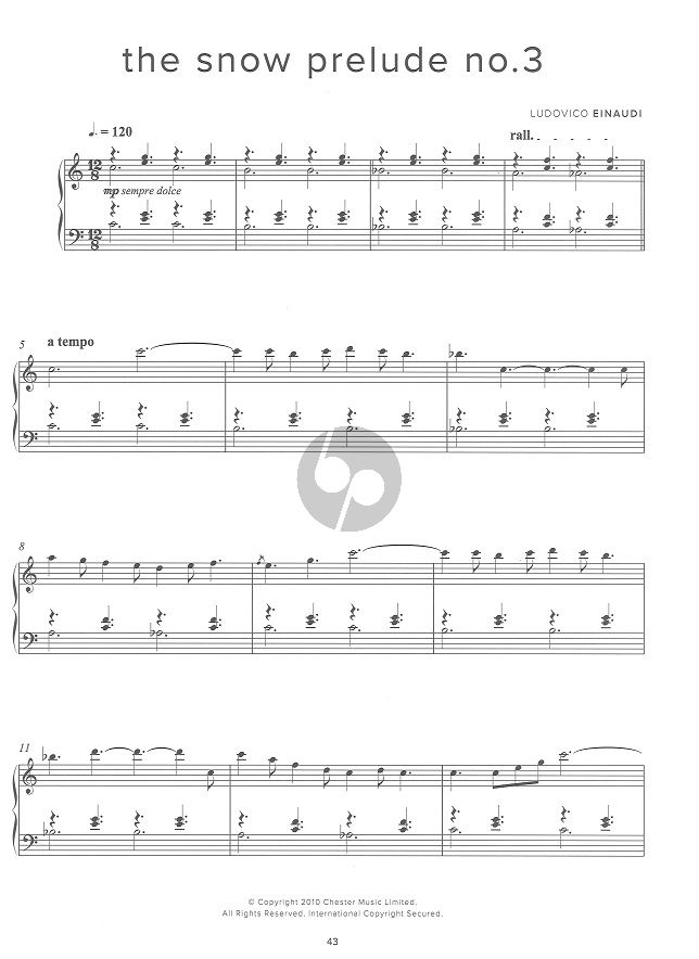 The Easiest Original Pieces for Piano Solo - Einaudi