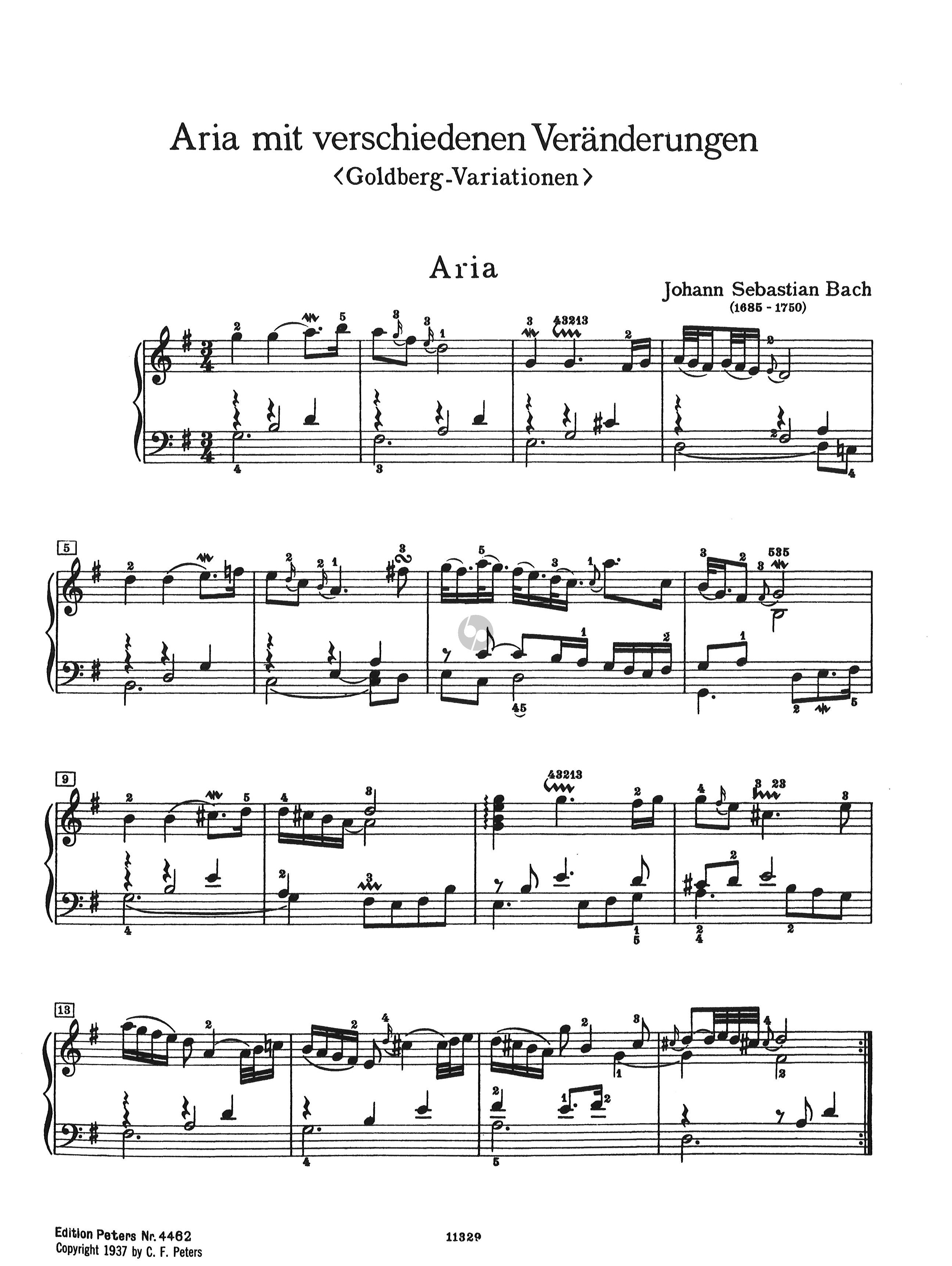 Goldberg Variationen - Bach