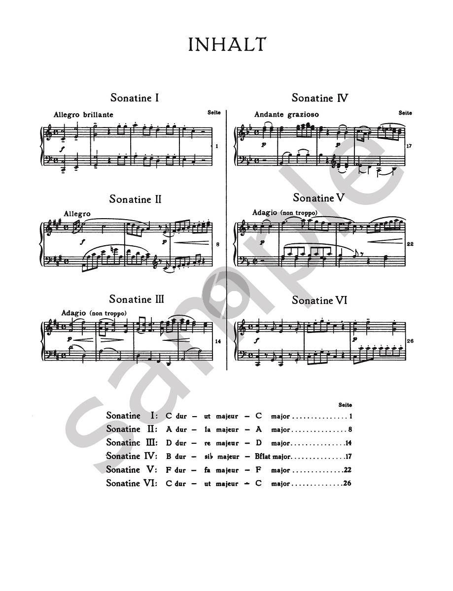 Sonatinen - Mozart