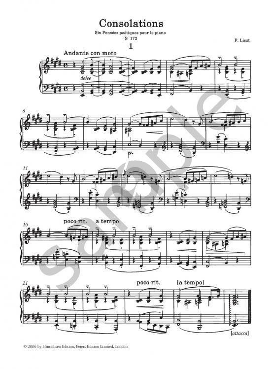 Consolations & Liebestraume - Liszt
