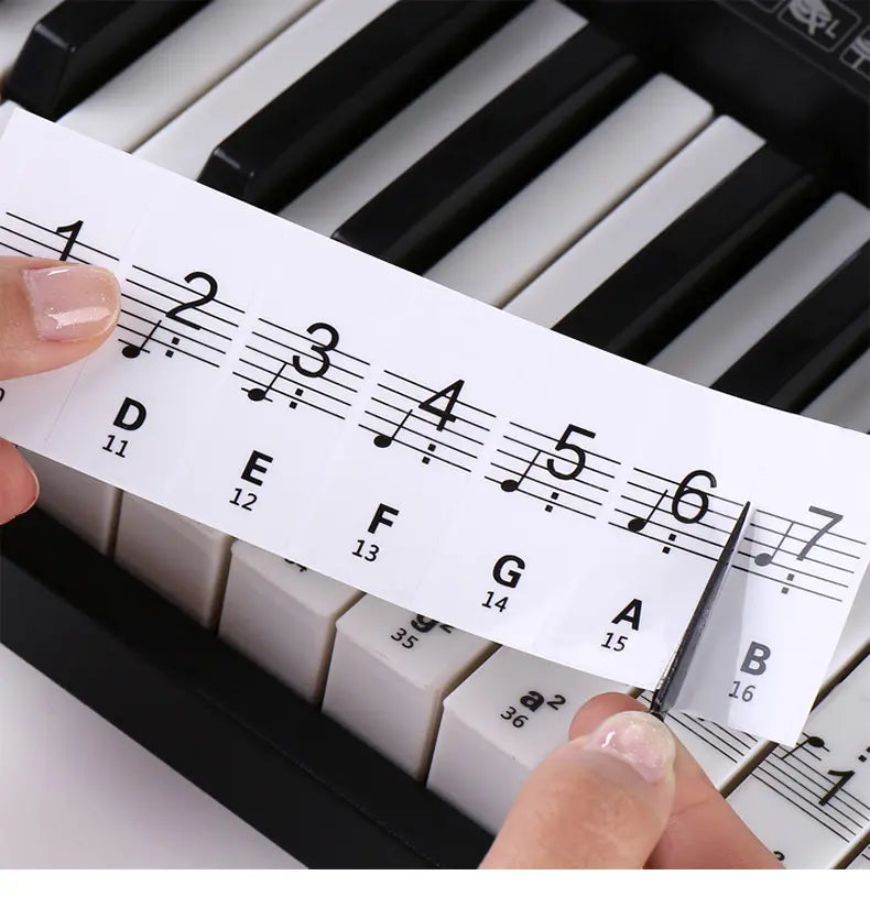 Notenstickers piano