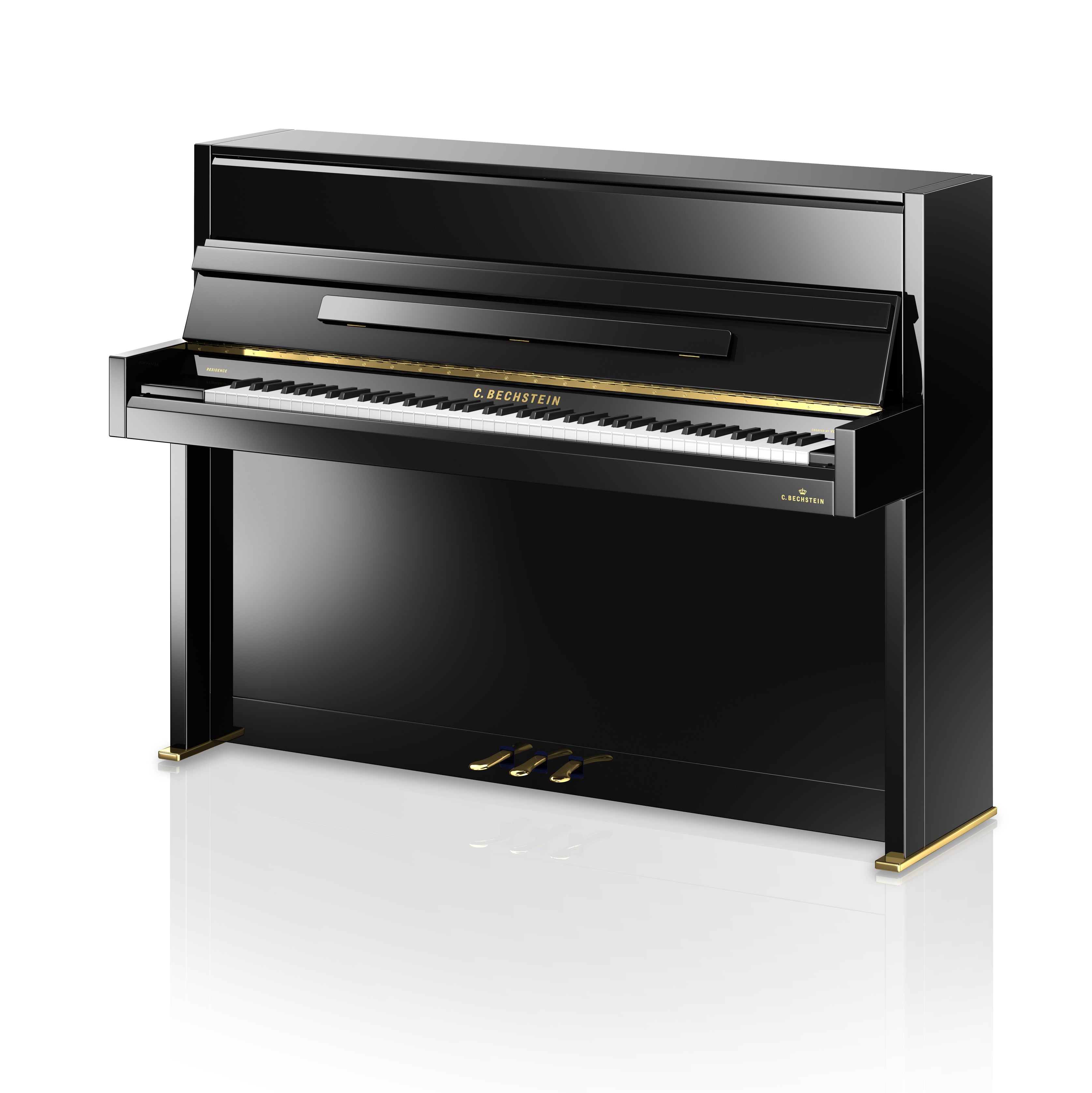 C. Bechstein R2 Black Piano